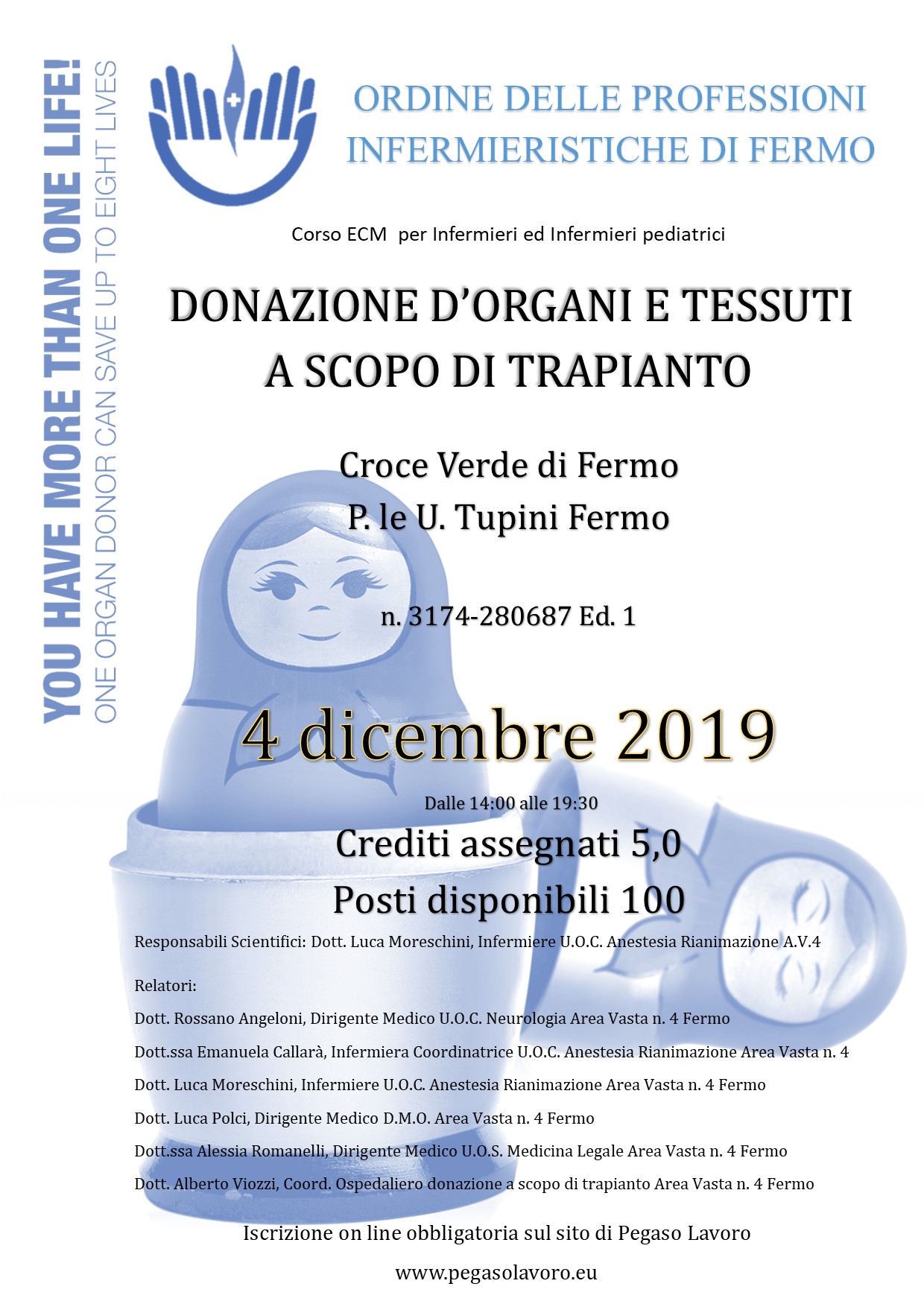 DONAZIONE Dâ€™ORGANI E TESSUTI A SCOPO DI TRAPIANTO